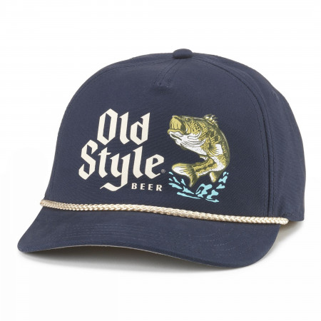 Old Style Beer Big Bass Adjustable Rope Hat