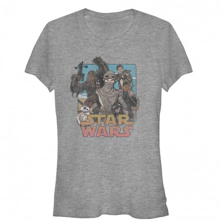 Star Wars Episode 7 Leading Lady Gray T-Shirt