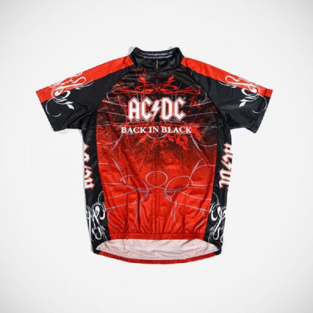 AC/DC Back in Black Men's Cycling Jersey