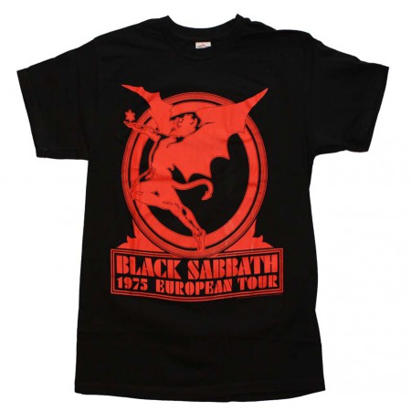 Black Sabbath Europe 75 T-Shirt