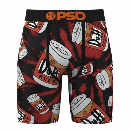 The Simpsons Duff Beer Tie-Dye PSD Boxer Briefs