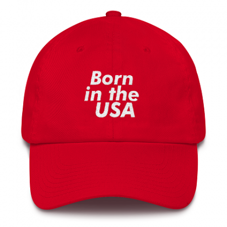 Born in the USA Red Dad Hat