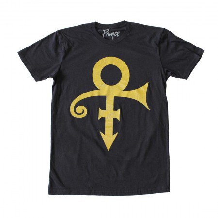 Prince Gold Symbol Logo T-Shirt