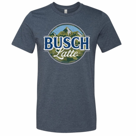 Busch Latte Camouflage Logo Blue T-Shirt