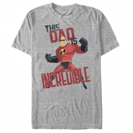 Disney Pixar The Incredibles This Dad Gray T-Shirt