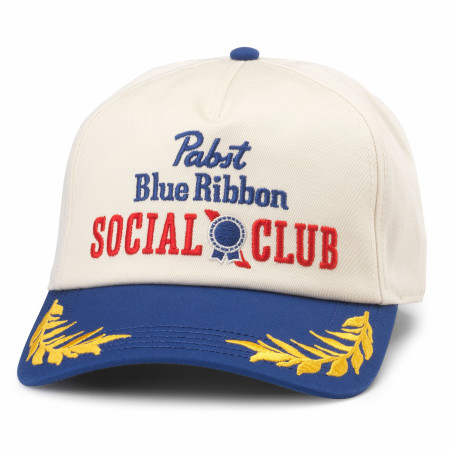 Pabst Blue Ribbon Social Club Captain Adjustable Hat