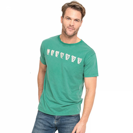 Guinness Logo Evolution Green Colorway T-Shirt