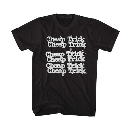 Cheap Trick Logo Repeat T-Shirt