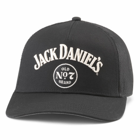 Jack Daniels Classic Logo Mesh Back Snapback Hat