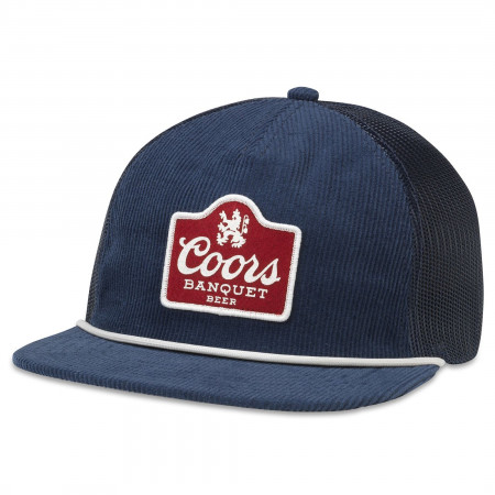 Coors Banquet Beer Logo Patch Flat Bill Adjustable Hat