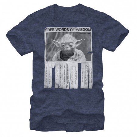 Star Wars Words of Wisdom Blue T-Shirt