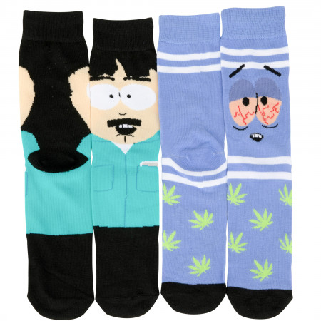 South Park Towelie and Randy Men's Crew Socks 2-Pack