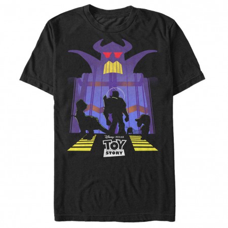 Disney Pixar Toy Story 1-3 Zurge Wrath Black T-Shirt