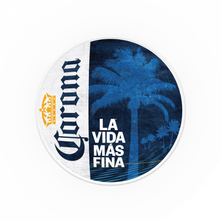 Corona Extra La Vida Mas Fina Bar Stool Seat Cover