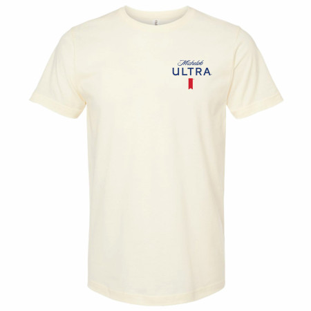 Michelob Ultra Golfing Hole In One Front and Back Print T-Shirt