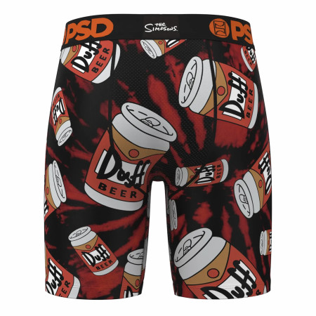 The Simpsons Duff Beer Tie-Dye PSD Boxer Briefs