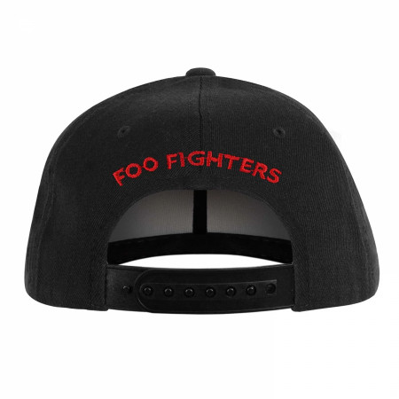 Foo Fighters 3D Embroidered Logo Snapback Hat