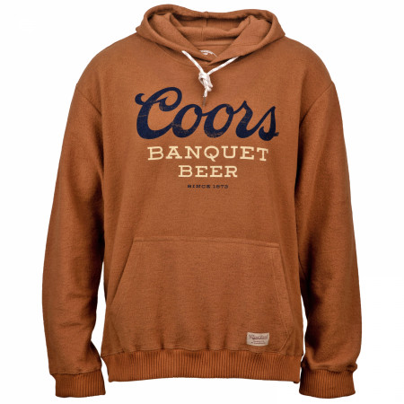Coors Banquet Beer Distressed Logo Hoodie