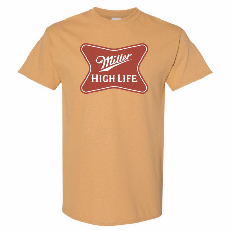 Miller High Life Classic Logo Gold Colorway T-Shirt