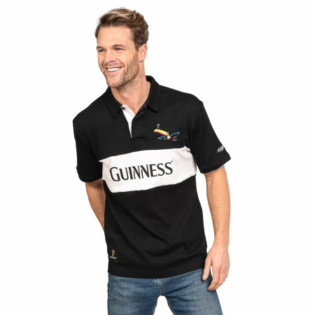 Guinness Toucan Short Sleeve Rugby Polo Shirt