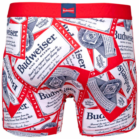 PSD Buds All Over Budweiser Beer Boxer Briefs Athletic Underwear