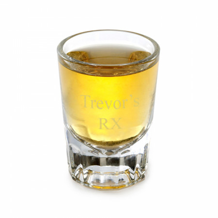 Personalized 2 Ounce Distinction Shot Glass