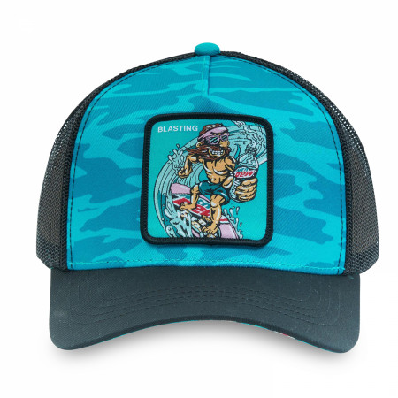 Mountain Dew Baja Blast Surfing Trucker Hat