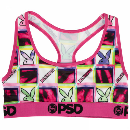 Playboy Checkerboard PSD Sports Bra