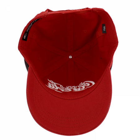 Coca-Cola Embroidered Logo Red Adjustable Hat