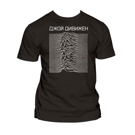 Joy Division Unknown Pleasures Cyrillic Exclusive T-Shirt