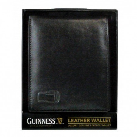 Guinness Pint Glass Logo Leather Wallet