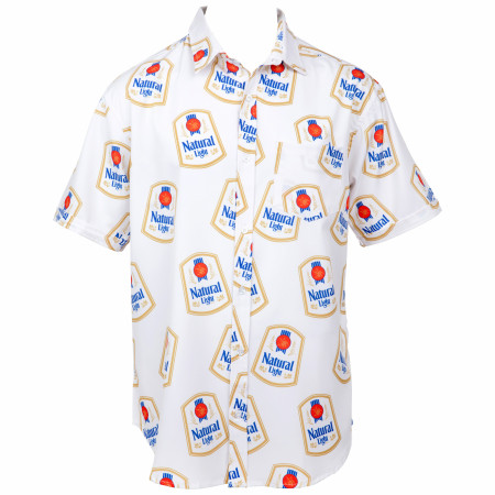Natural Light Vintage Logo All Over Print Hawaiian Shirt