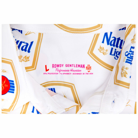 Natural Light Vintage Logo All Over Print Hawaiian Shirt