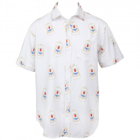 Natural Light Vintage Can All Over Print Hawaiian Shirt