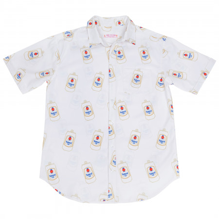 Natural Light Vintage Can All Over Print Hawaiian Shirt