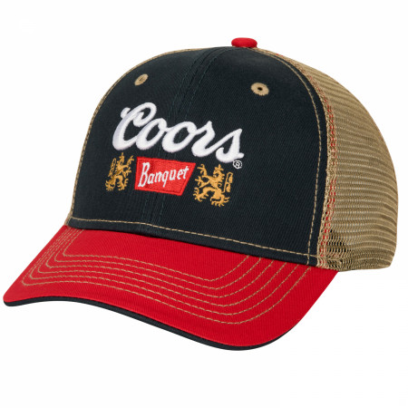 Coors Banquet Classic Logo Navy Colorway Mesh Snapback Hat