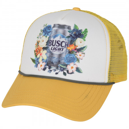 Busch Light Floral Trucker Hat