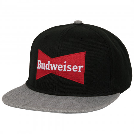 Budweiser Wool Brim Snapback Hat