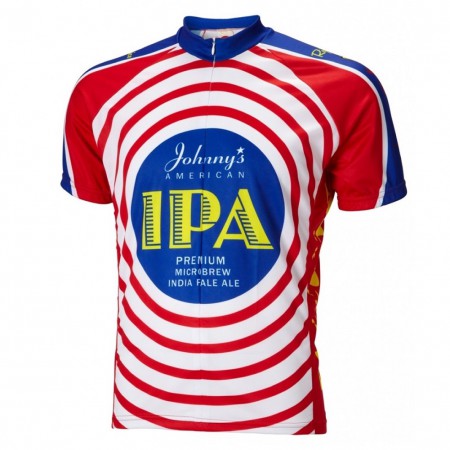Moab Brewery Johnnys IPA Red White and Blue Cycling Jersey