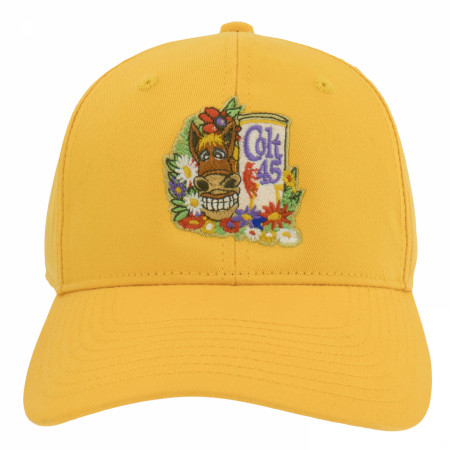 Colt 45 Spicoli Vintage Embroidered Florals Adjustable Hat