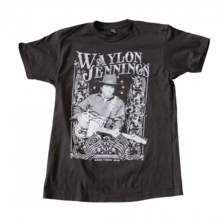 Waylon Jennings Portrait T-Shirt