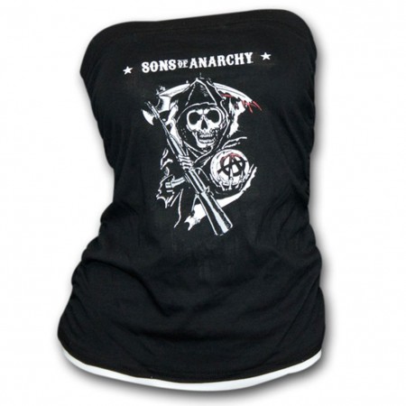 Sons Of Anarchy Reaper Logo Juniors Tube Top