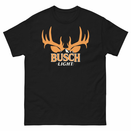 Busch Light Hunter Orange Big Buck Antlers T-Shirt