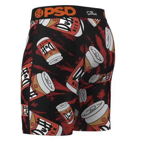 The Simpsons Duff Beer Tie-Dye PSD Boxer Briefs