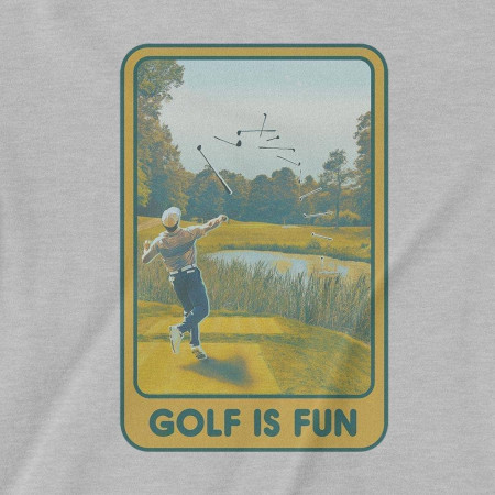 Golf Is Fun Athletic Heather