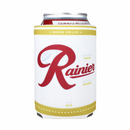 Rainier Logo 12oz Insulated Can Cooler