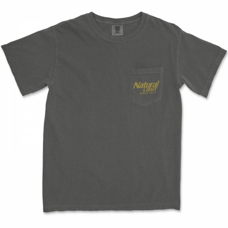 Natural Light 'Brewed In America' - Short Sleeve Comfort Colors Pocket T-Shirt