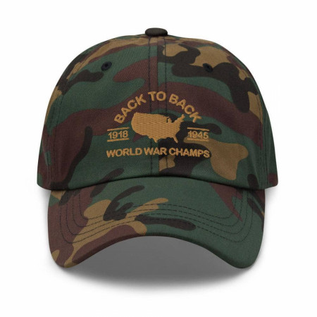 World War Champs v2 Camo Dad Hat