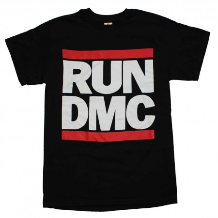 Run DMC Logo Black T-Shirt