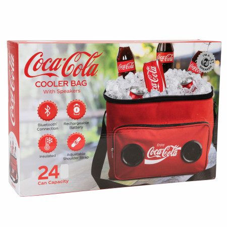 Coca-Cola Cooler Bag with Built in Bluetooth Speaker